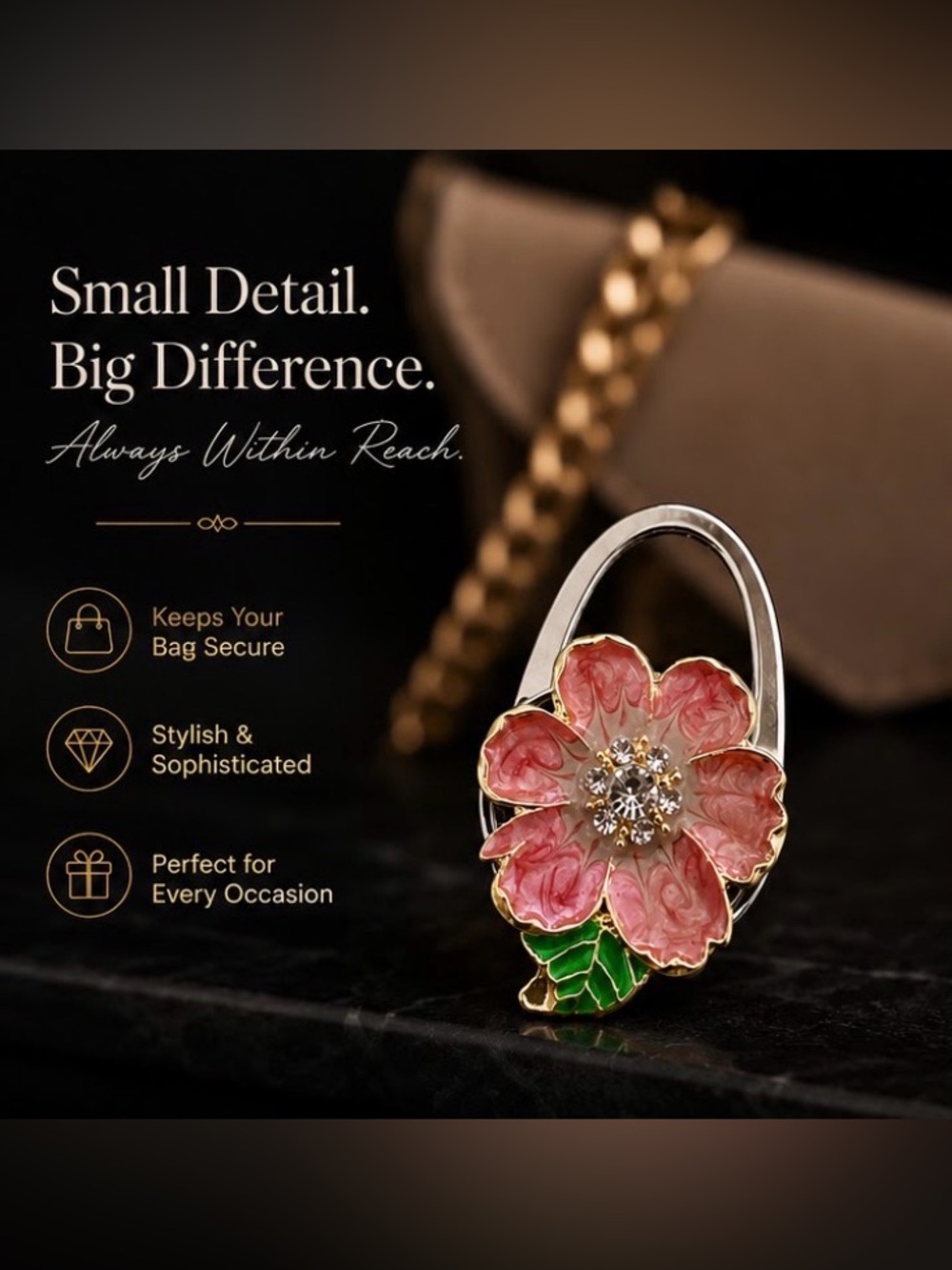 Flower bag holder